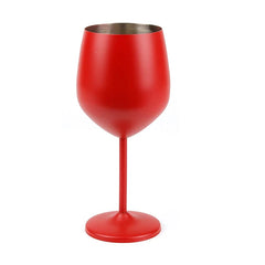 ZELVORA - Sculptural Steel Goblet for Break-Resistant Entertaining