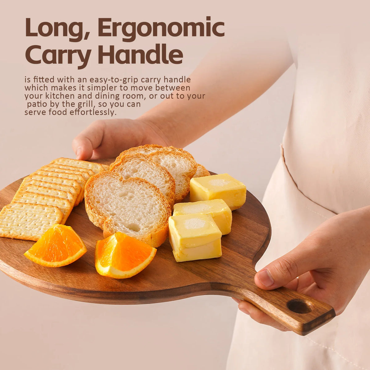 ACALUNE - Acacia Wood Serving Board for Artful Table Displays
