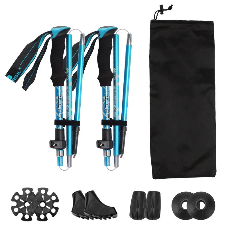 TREVYKA - Folding Trekking Poles for Stable Strides on Any Trail