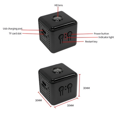 VELQIRA - Mini WiFi Security Camera for Discreet Indoor Monitoring