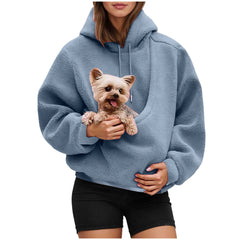 PAWVENA - Pet Pouch Hoodie for Hands-Free Cuddles