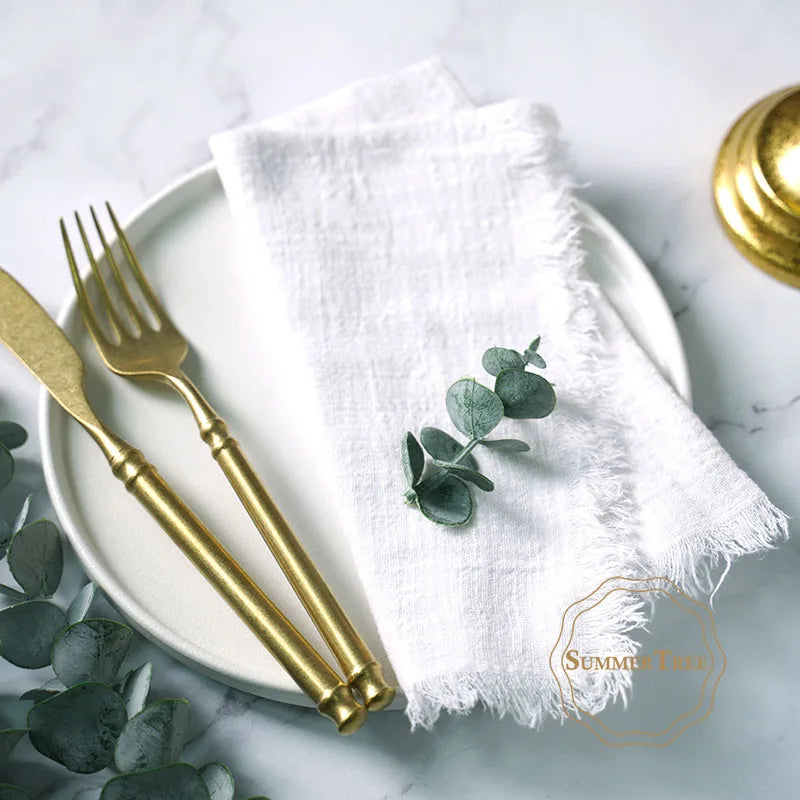 TAVRINA - Cotton Napkin Set for Artfully Layered Tablescapes