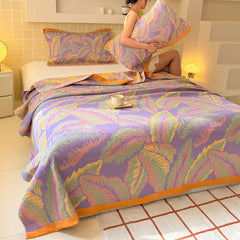 COTELYA - Cotton Gauze Blanket for Airy, Artful Summer Layering