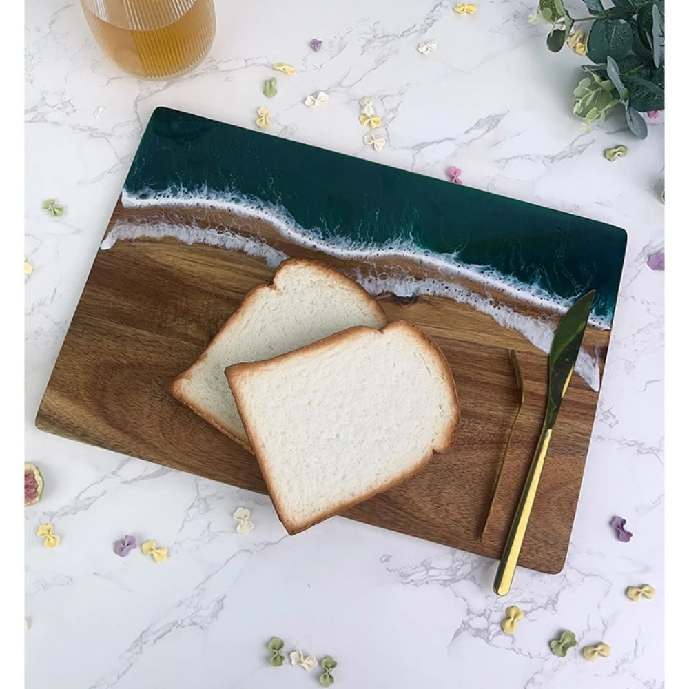 OCEVRA - Acacia Resin Cutting Board for Prep And Serving