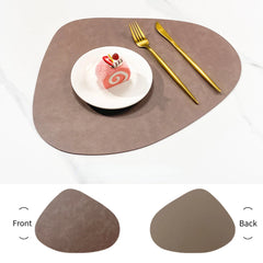 VELDROPA - Double-Sided PU Placemat for Stylish Table Protection