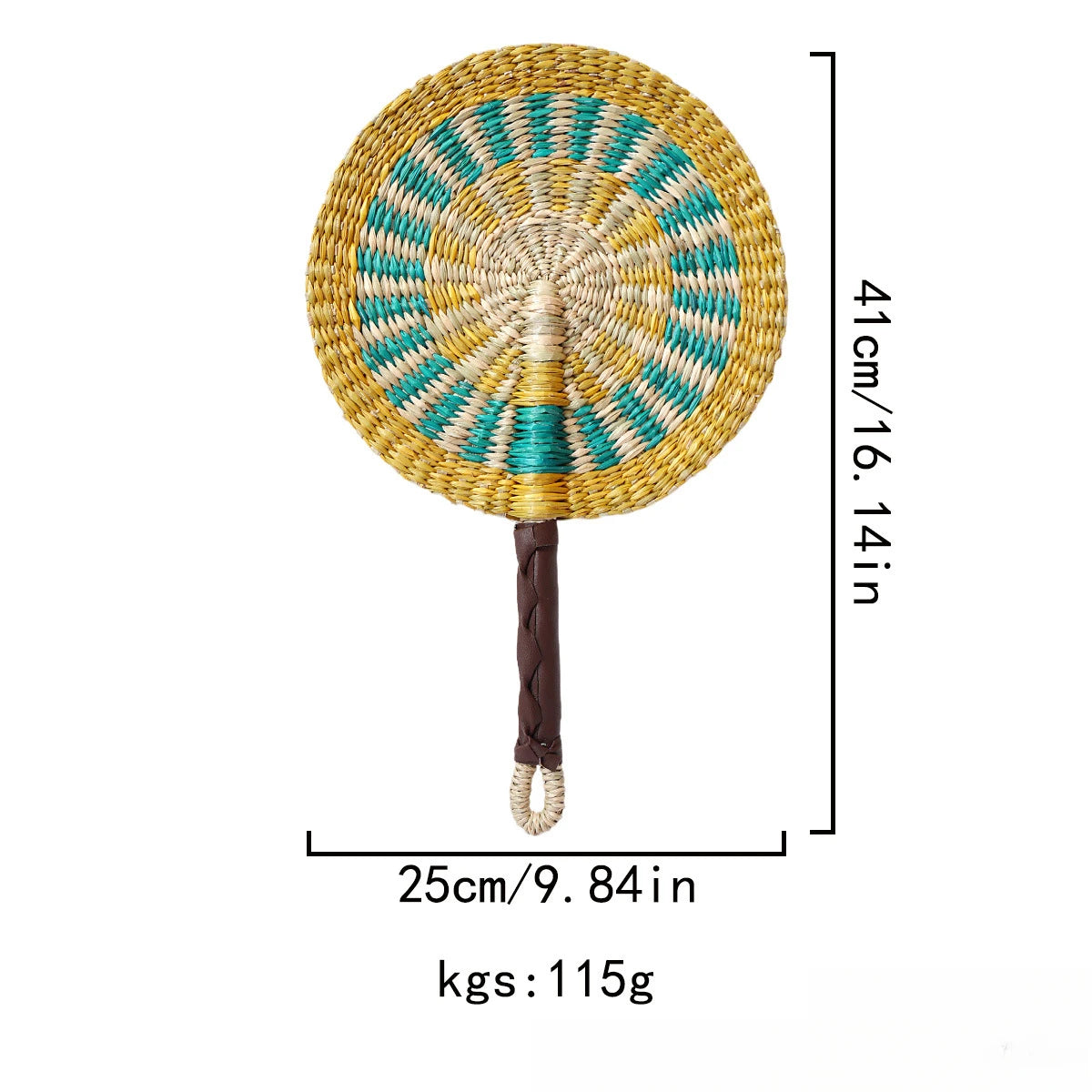 WOVELUNE - Woven Seagrass Fan Wall Art to Anchor Your Seating Area