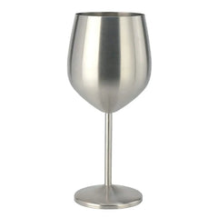 ZELVORA - Sculptural Steel Goblet for Break-Resistant Entertaining