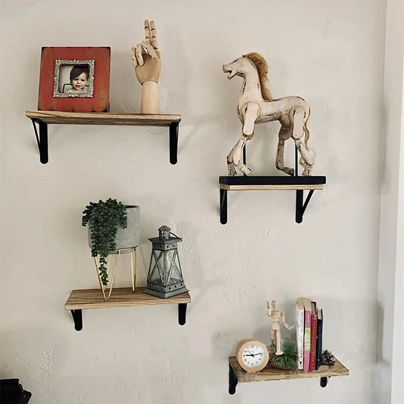 ARVELUNE - Solid Wood Floating Shelves for Artful Space-Saving Display