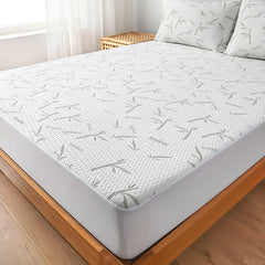 PURESLUMBER - Bamboo Fitted Sheet for Soft, Secure Sleep