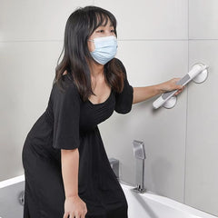 GRIPNOVA - Suction Shower Grab Bar for Safer Bathroom Support