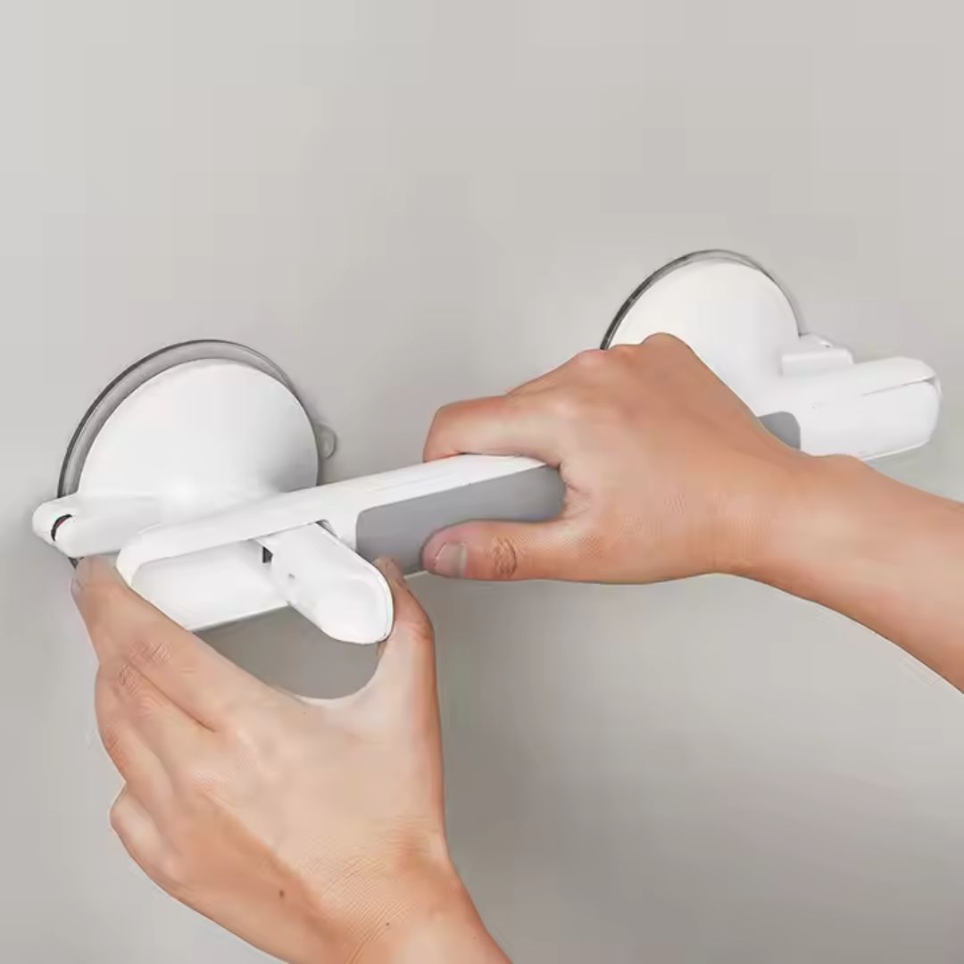 GRIPNOVA - Suction Shower Grab Bar for Safer Bathroom Support