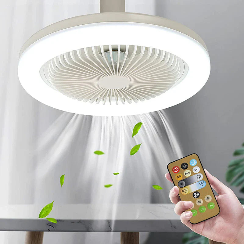 LIGHTBREEZE - Sculptural LED Ceiling Fan for Light and Airflow
