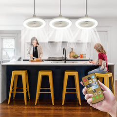 LIGHTBREEZE - Sculptural LED Ceiling Fan for Light and Airflow