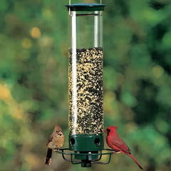 FEEDSAFE - Squirrel-Proof Bird Feeder That Keeps Seed for Birds