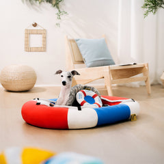RAVYLO - Boat-Shaped Cooling Pet Bed for Summer Comfort
