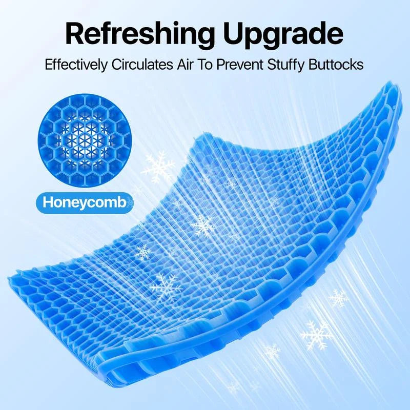 GELVIRA - Gel Seat Cushion for Pressure Relief and Lasting Comfort