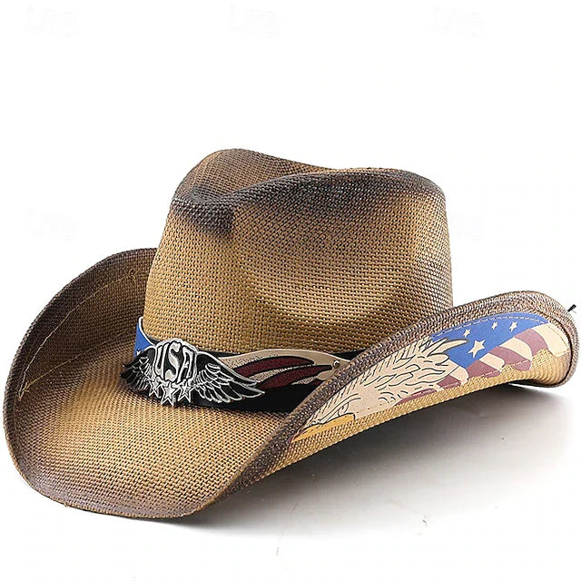 EAGLORY - Patriotic Cowboy Hat for Standout Anniversary Style