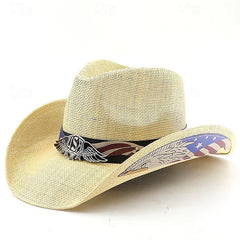 EAGLORY - Patriotic Cowboy Hat for Standout Anniversary Style