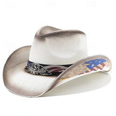 EAGLORY - Patriotic Cowboy Hat for Standout Anniversary Style
