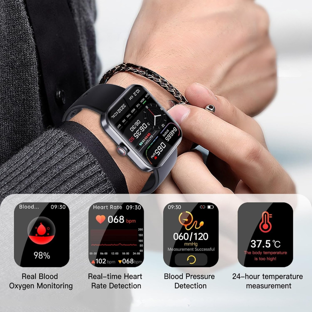 MOVIQO - Smartwatch for Calls, Fitness, and Sleep Tracking