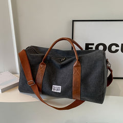 LUXIBAG - Washed Canvas Duffel Bag for Organized Travel