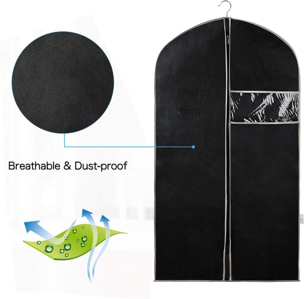 GARBELYN - Breathable Garment Covers for an Organized Dust-Free Wardrobe