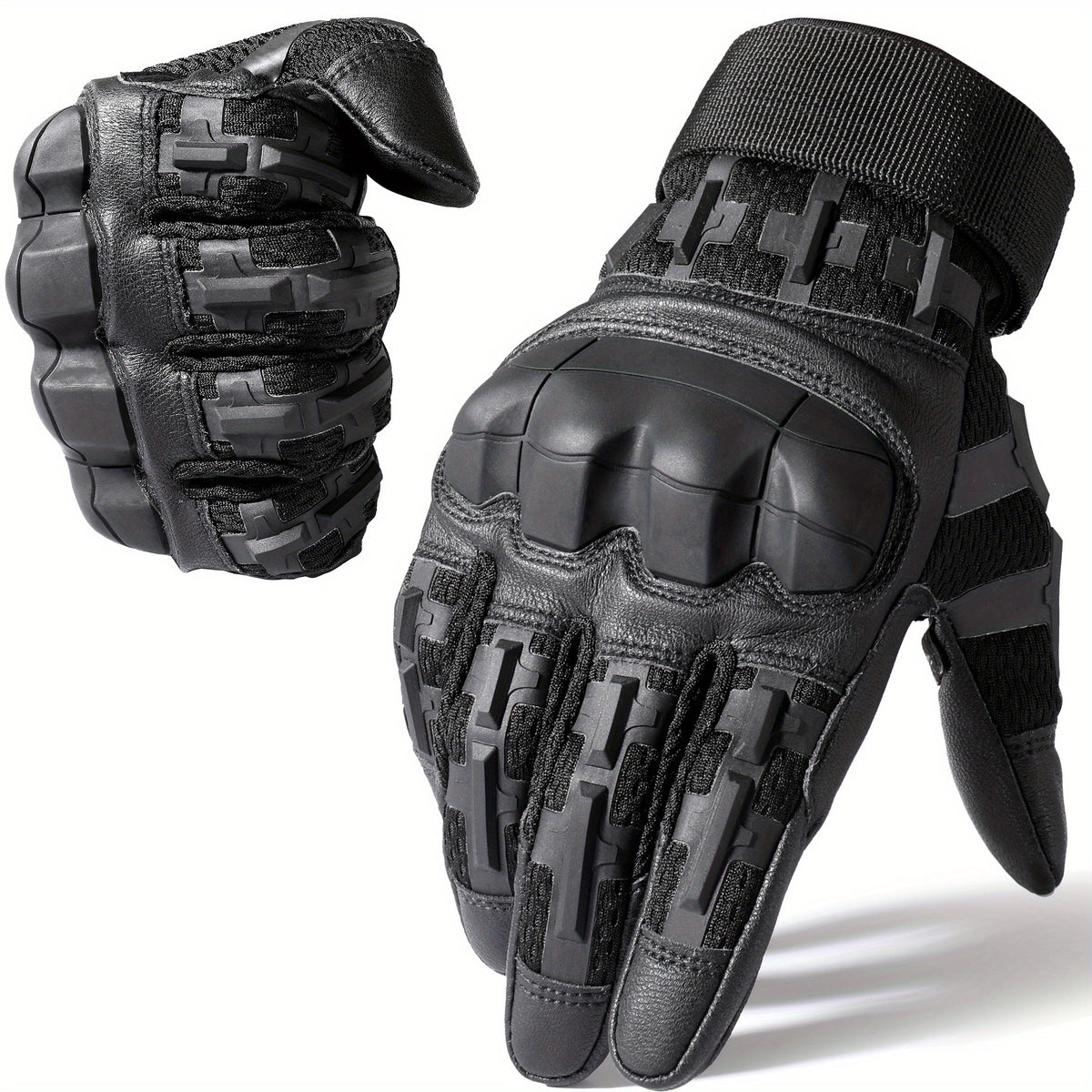 GRIPVORA - Hard-Shell Touchscreen Gloves for Outdoor Protection