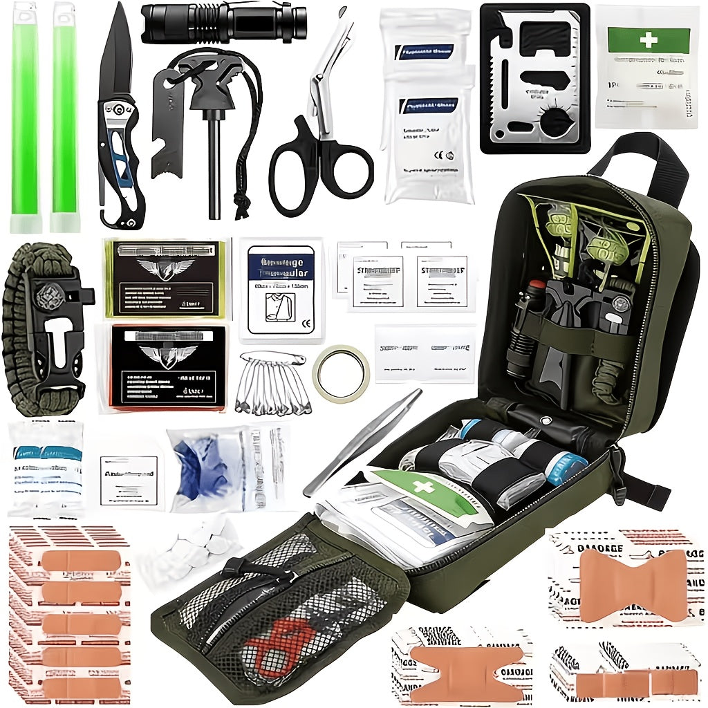 AIDVORA - Portable MOLLE First Aid Kit for Outdoor Emergencies