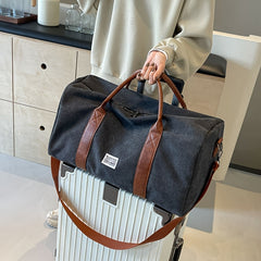 LUXIBAG - Washed Canvas Duffel Bag for Organized Travel