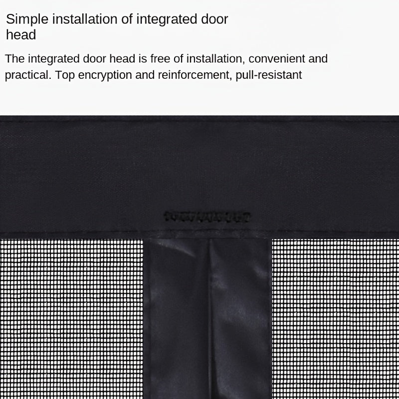 MAGNASEAL - Magnetic Mesh Door Curtain for Hands-Free Insect Control