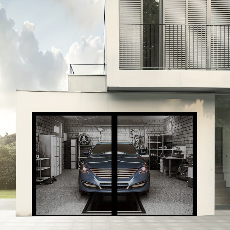 MAGNASEAL - Magnetic Mesh Door Curtain for Hands-Free Insect Control