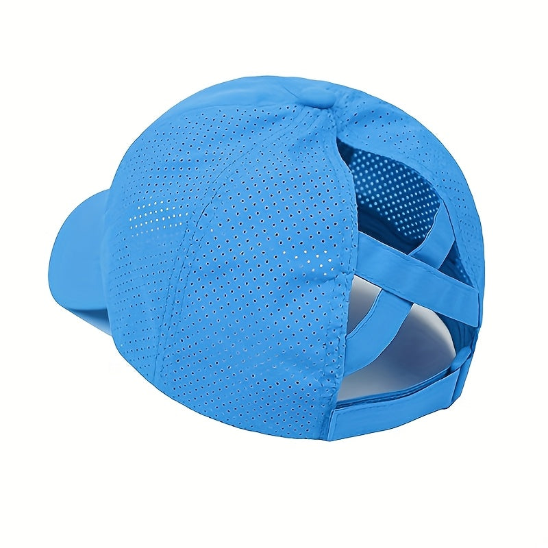 VELIQO - Quick-Dry Ponytail Cap for Comfortable Outdoor Wear