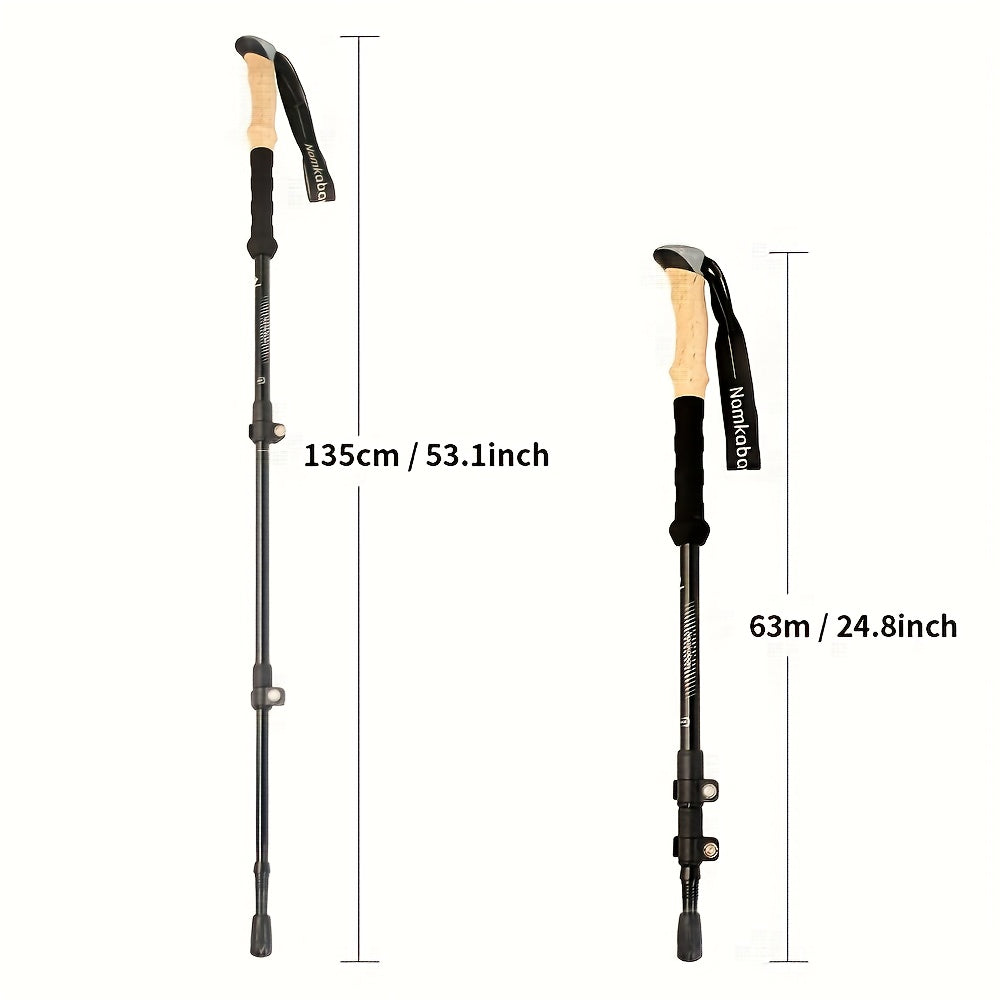 ALPIVEX - Adjustable Trekking Pole for Stable Trail Support