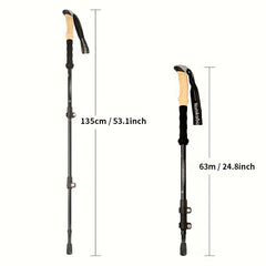 ALPIVEX - Adjustable Trekking Pole for Stable Trail Support