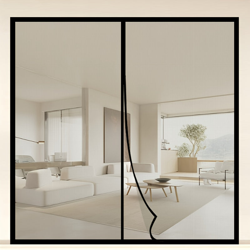 MAGNASEAL - Magnetic Mesh Door Curtain for Hands-Free Insect Control
