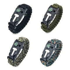 SURVIBRAID - 5-In-1 Survival Bracelet for Emergency Readiness