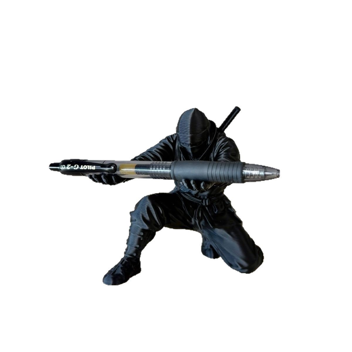 INKURAI - 3D-Printed Samurai Pen Holder for a Striking, Tidy Desk