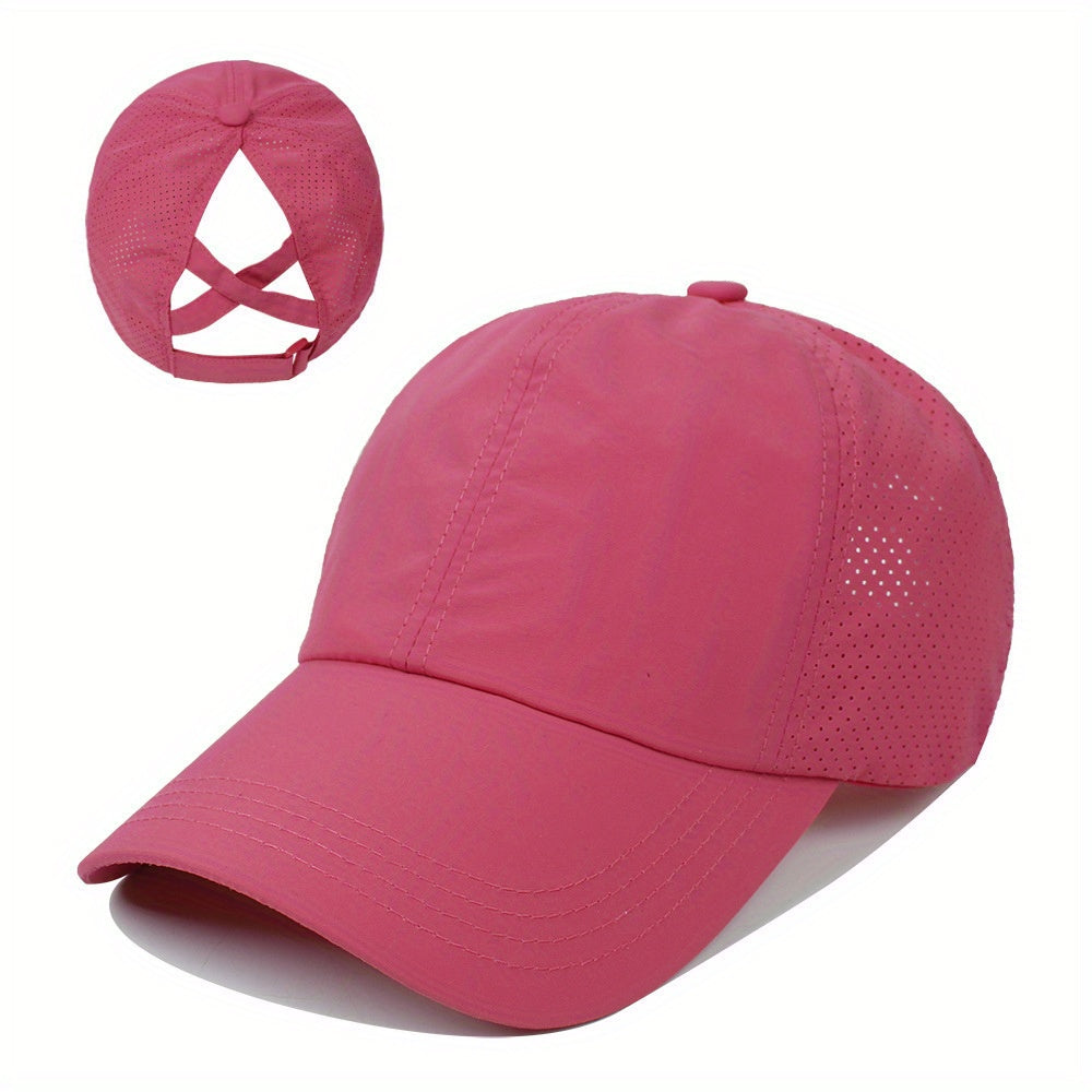 VELIQO - Quick-Dry Ponytail Cap for Comfortable Outdoor Wear