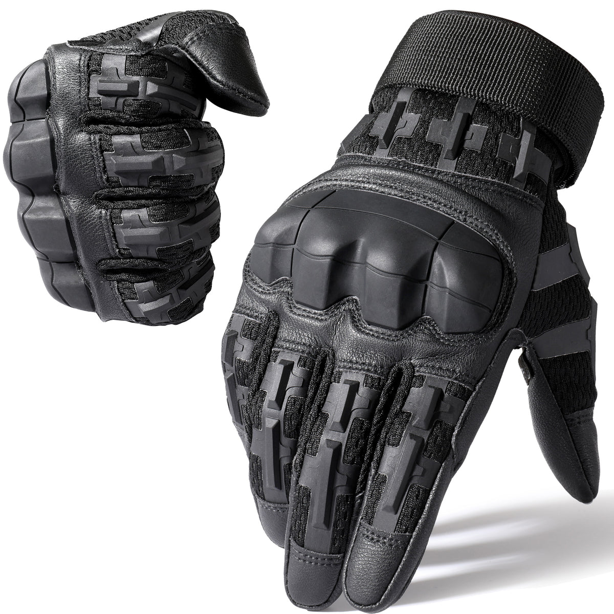 GRIPVORA - Hard-Shell Touchscreen Gloves for Outdoor Protection