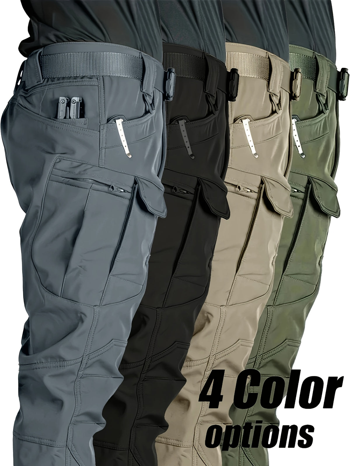 TAVRILO - Men's Stretch Cargo Pants for Easy Everyday Movement