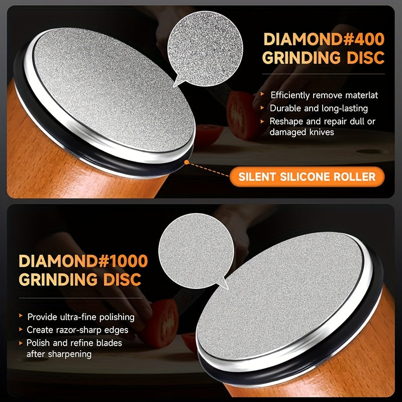 HONVIRA - Diamond Sharpening Set With Magnetic Angle Control