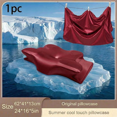 VELYORA - Butterfly Neck Pillow Cover for Sculptural Seating Comfort