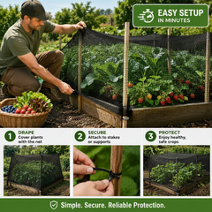 FARMGUARD - Garden Netting for Protecting Crops From Birds