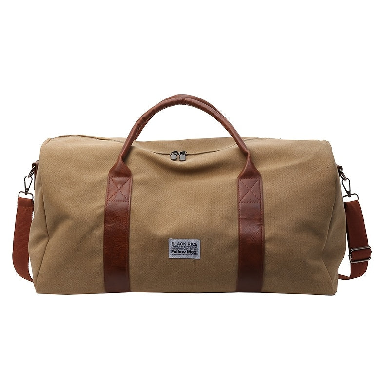 LUXIBAG - Washed Canvas Duffel Bag for Organized Travel