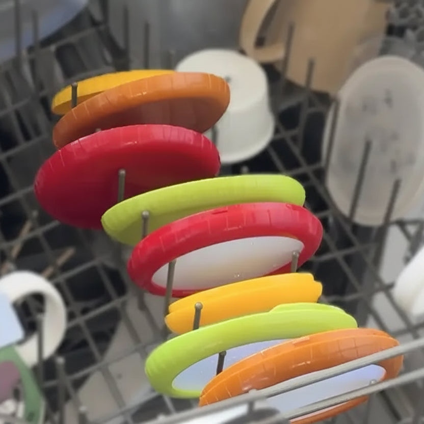 LOCKAFRESH - Reusable Silicone Stretch Covers That Keep Food Fresh