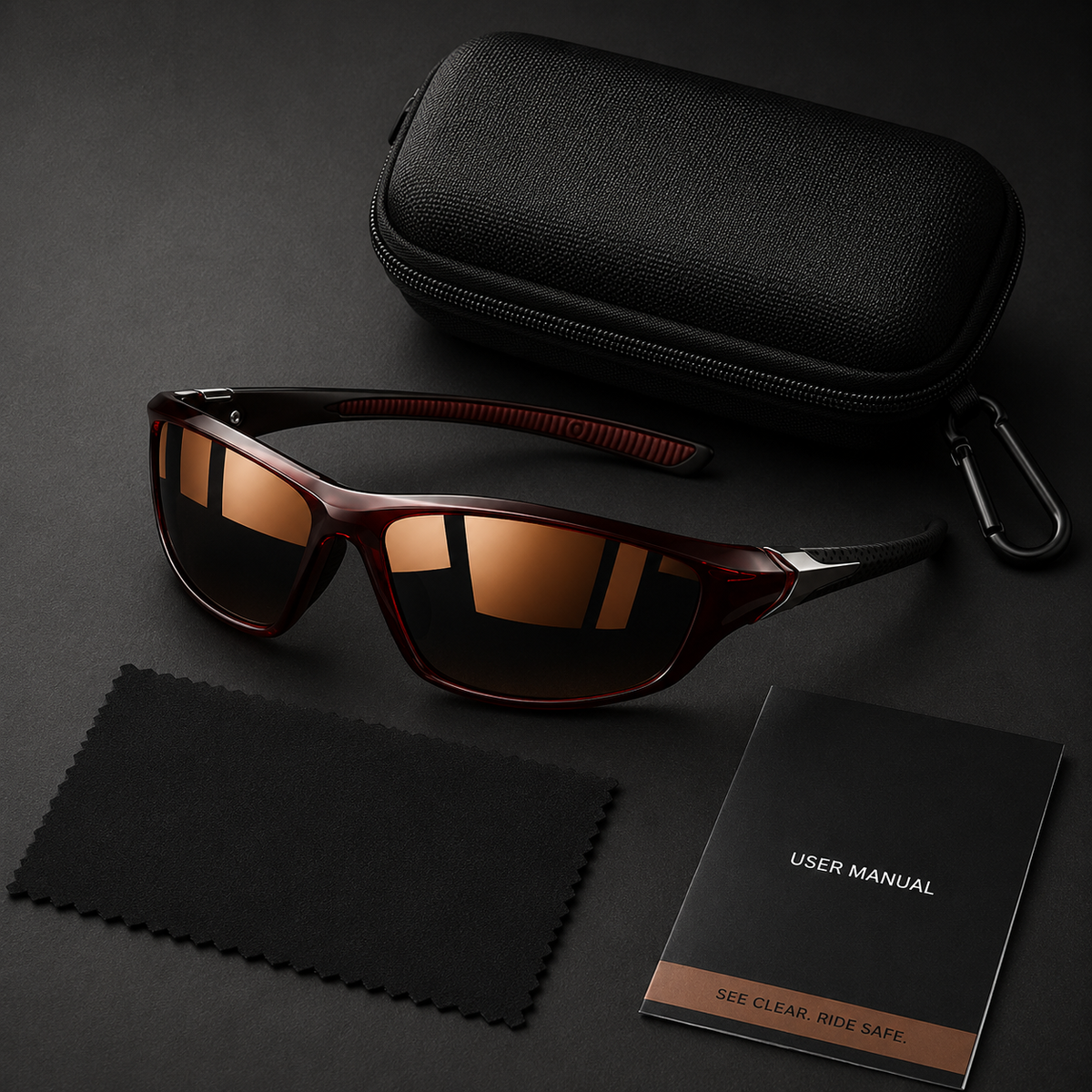 GLAREBLOCK - Polarized Sport Sunglasses for Glare-Free Vision