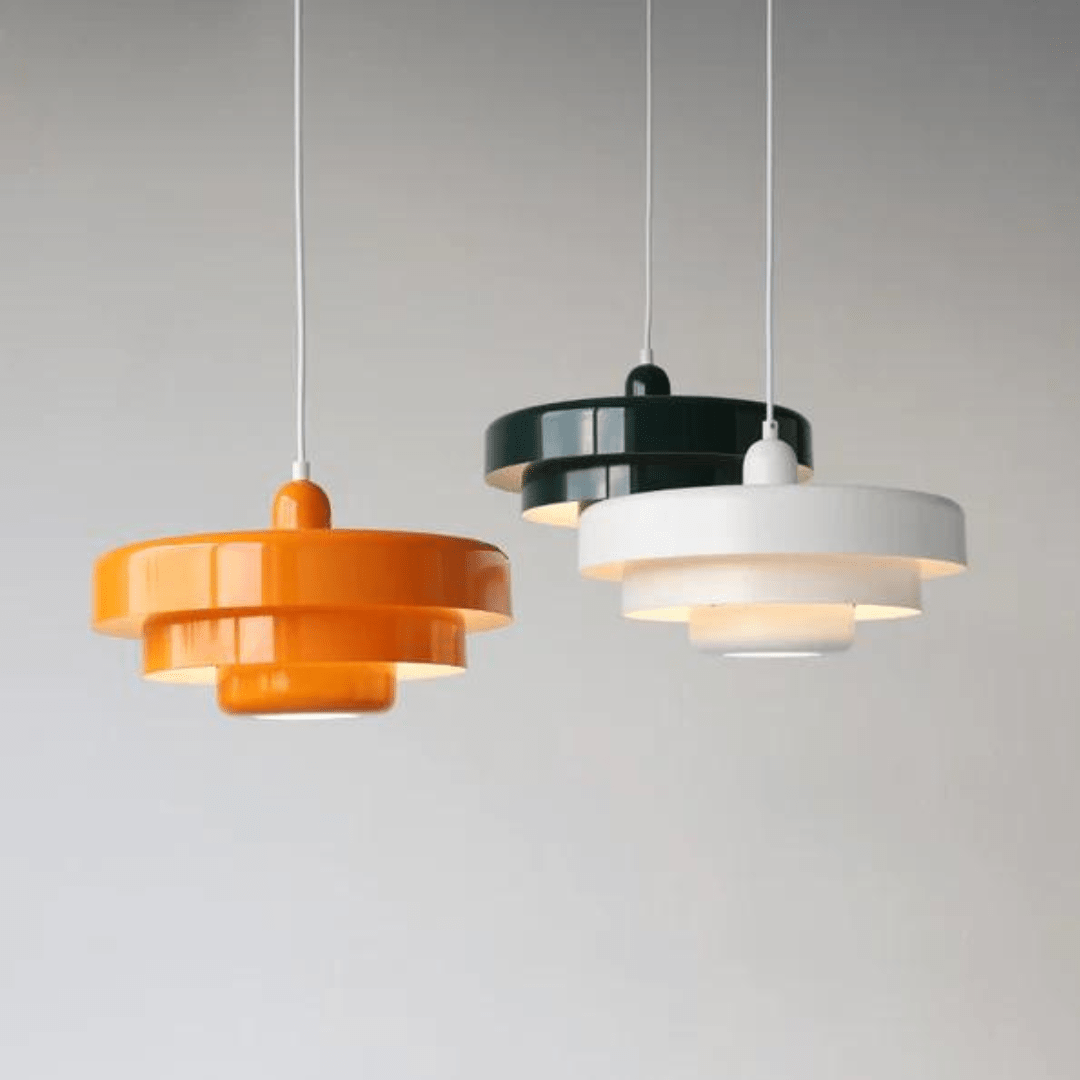TRILORA - Three-Tier Pendant Light for a Warm Artistic Glow