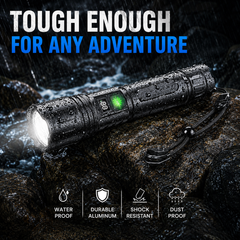VAYLUXA - Rechargeable Tactical Flashlight for Emergency Visibility