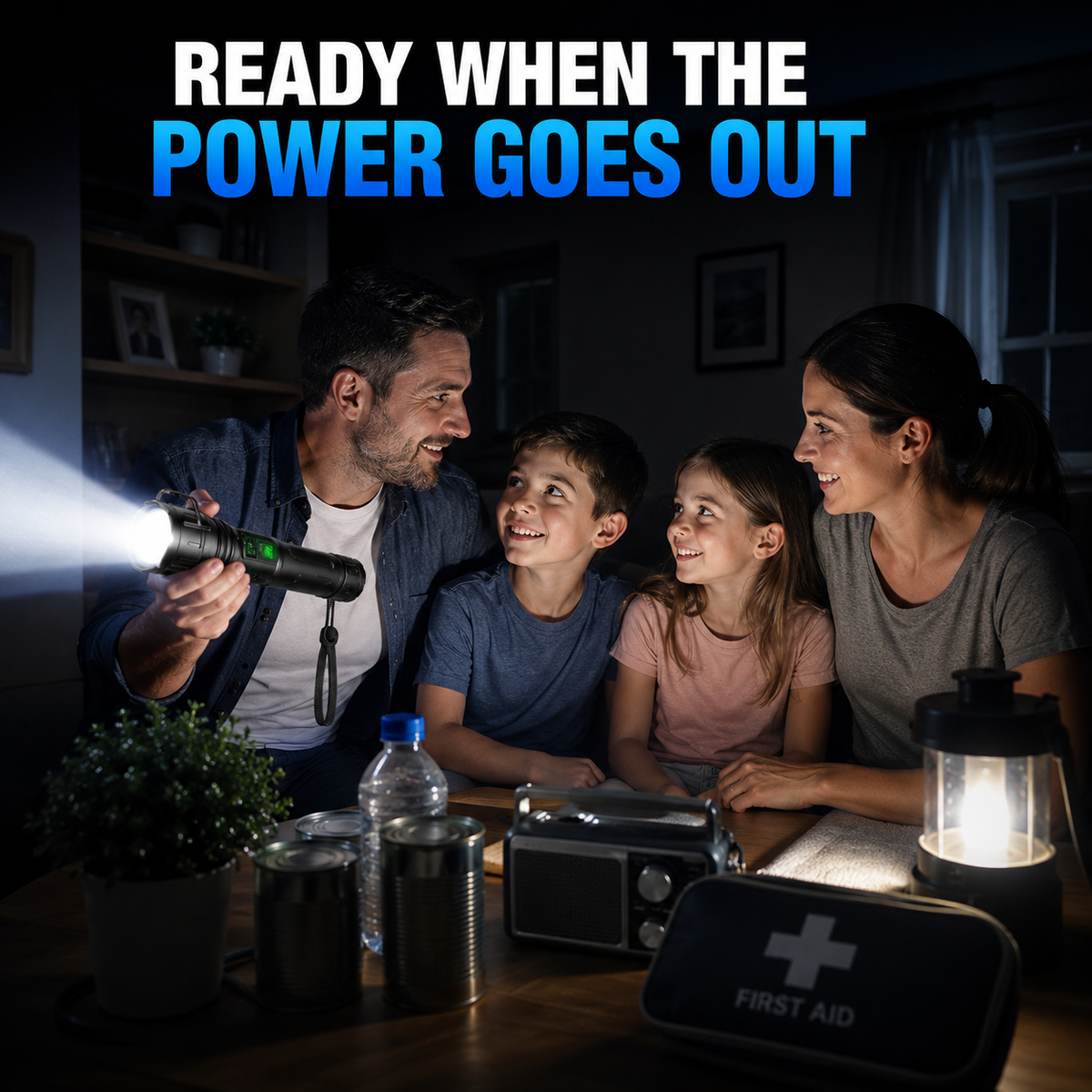 VAYLUXA - Rechargeable Tactical Flashlight for Emergency Visibility