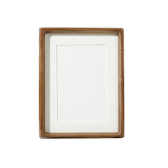 KERVILO - Sculptural Wood Photo Frame for Anchored Tabletop Display